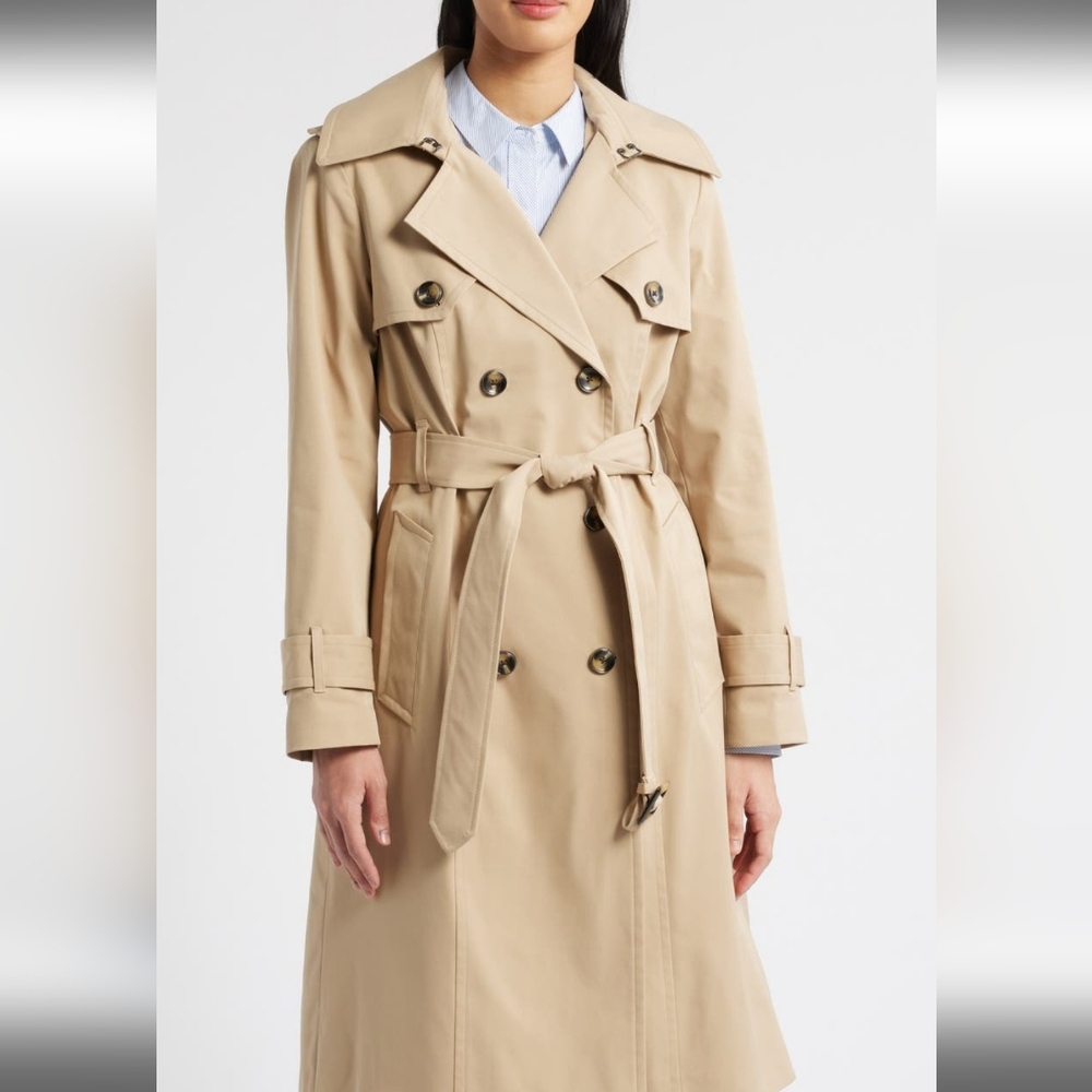London Fog Women's Tan Trench Coat